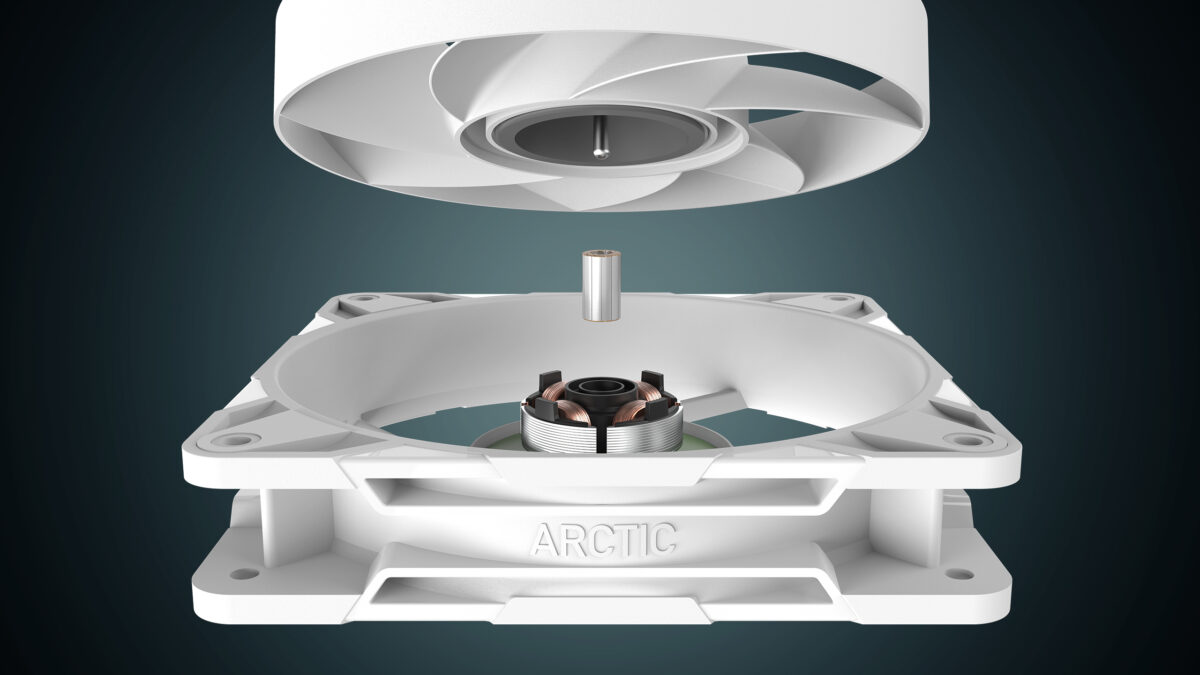 Arctic P12 Pro PST (White) - PWM 120mm Case Fan - fluid dynamic bearing - max 3000 RPM - PWM regulat - Image 2