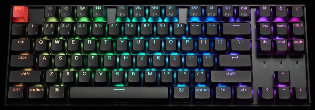 Keychron K8 V2 (K8X-J4) QMK Wireless Mechanical Keyboard Banana Switch HotSwap RGB 80% US Lay Alum - Image 3