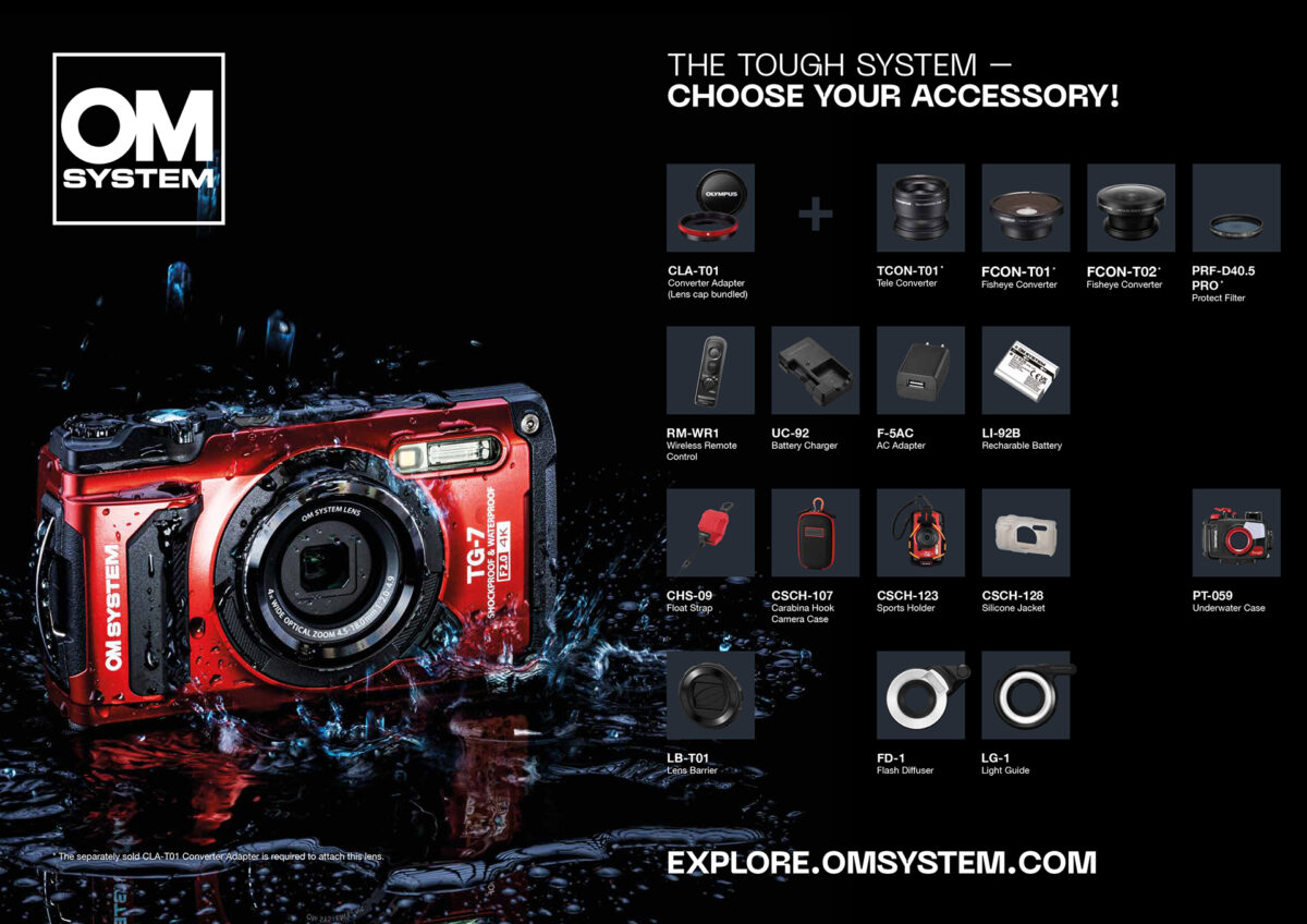 Olympus OM-System TG-7 Black - Tough Camera Underwater - Image 2