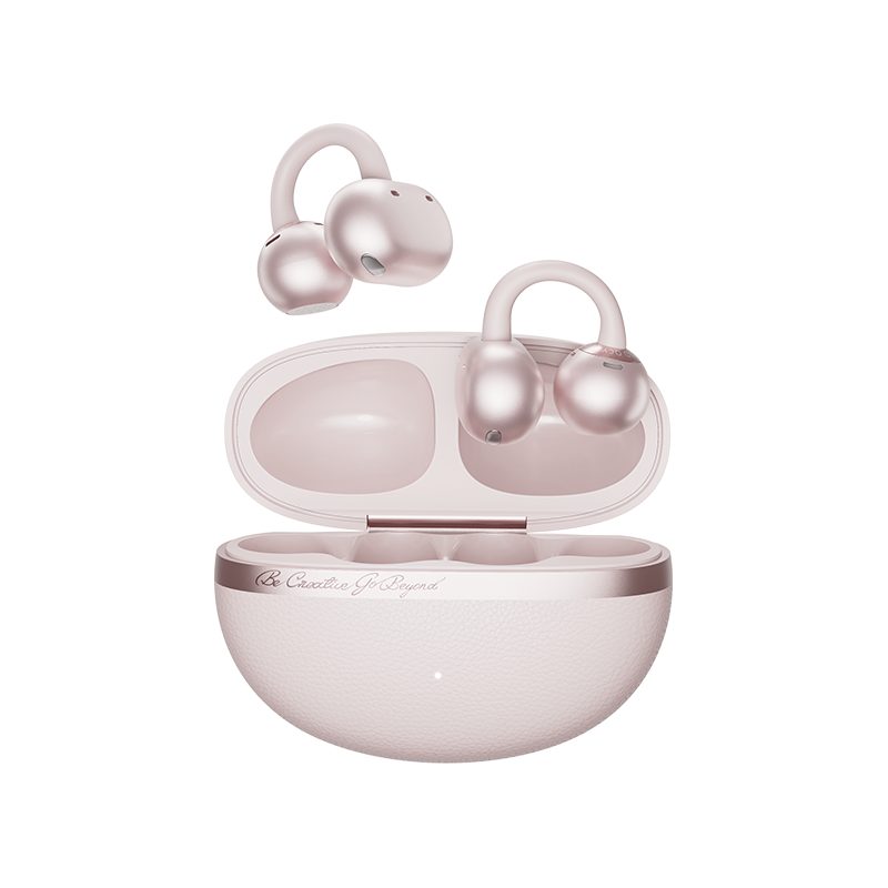 QCY Crossky C50 Pink (CT06) Open Ear Earclip, BT 6.0, IPX5 waterproof, 35h - Image 2