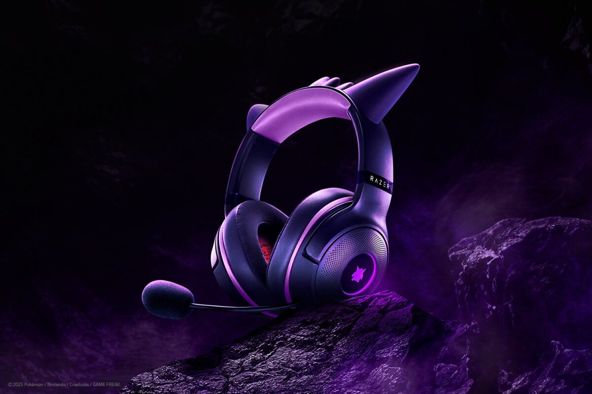 Kraken Kitty V2 Gengar Pokemon Ed. – RGB – USB 7.1 Gaming Headset – Purple Ears – PC / PS5 / SWITCH - Image 4