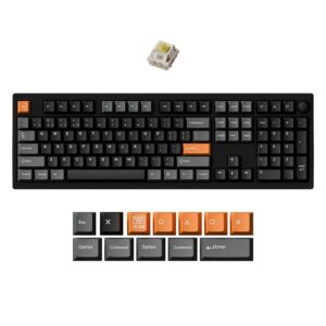Keychron P6 Ultra (P6-M4) ZMK 8K Wireless Custom Mechanical Keyboard Banana Switch RGB 100% US Lay