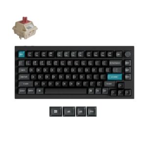 Keychron Q1 Ultra (Q1U-M1) ZMK RGB 8K Wireless Custom Mechanical Keyboard-Red Switch 75% US