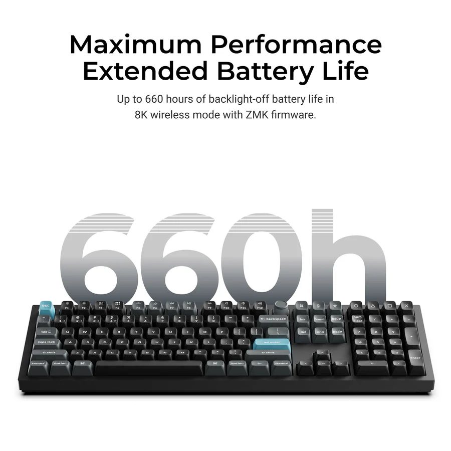 Keychron Q6 Ultra (Q6U-M4) ZMK RGB 8K Wireless Custom Mechanical Keyboard-Banana Switch 100% US - Image 4