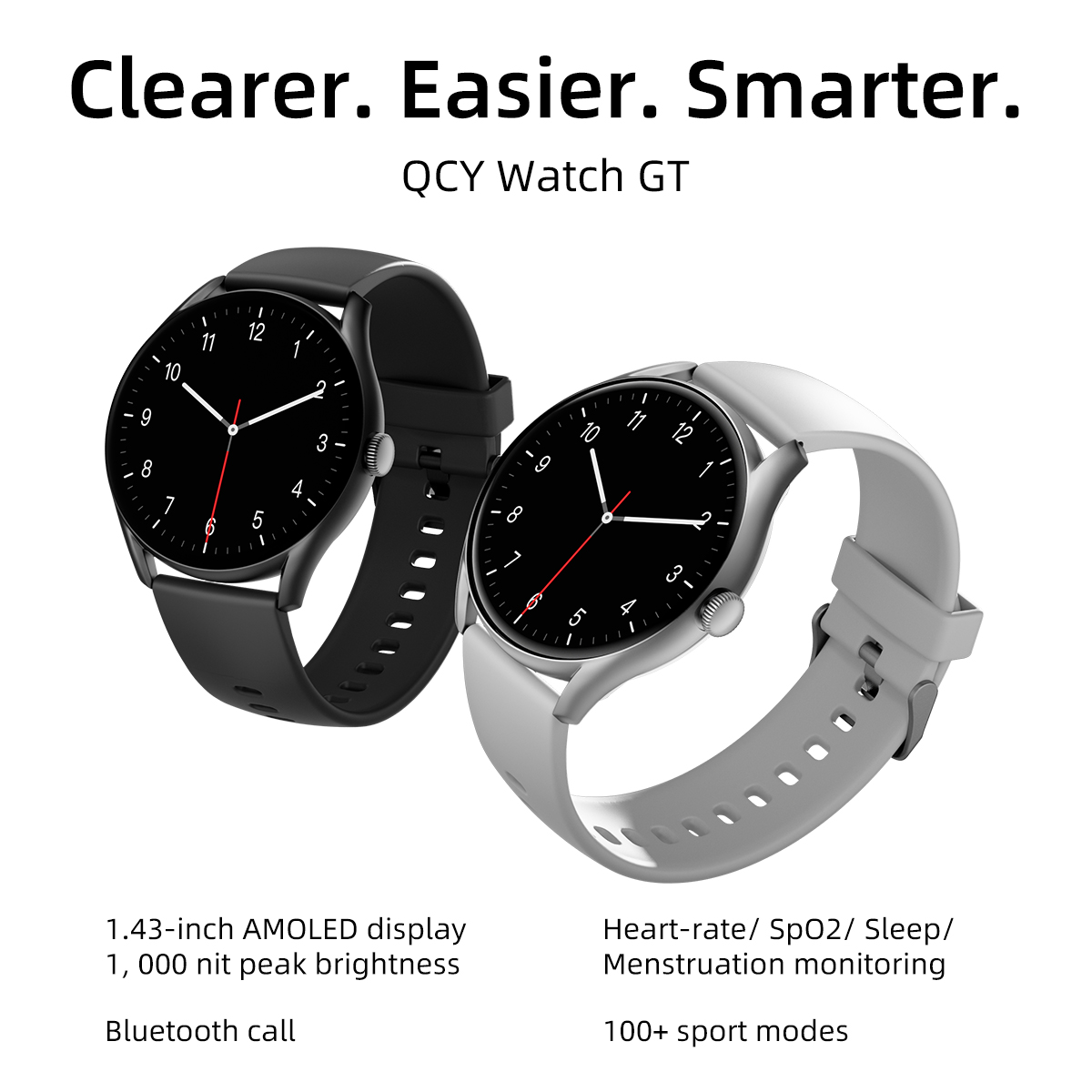 Smartwatch QCY WATCH GT (grey) - Image 4