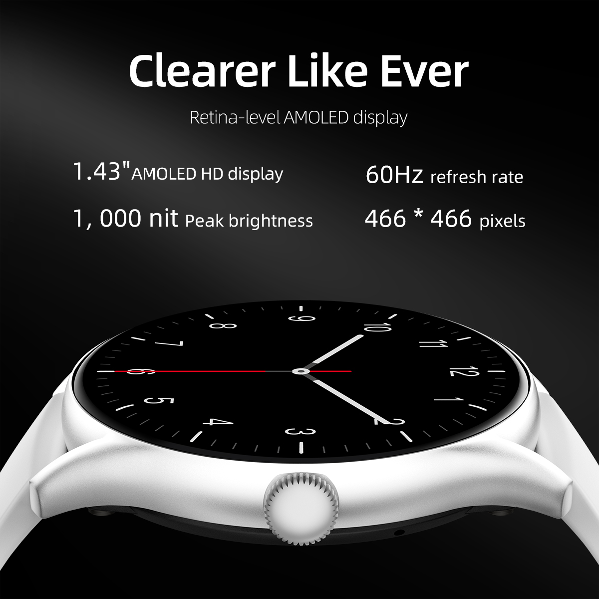 Smartwatch QCY WATCH GT (grey) - Image 2