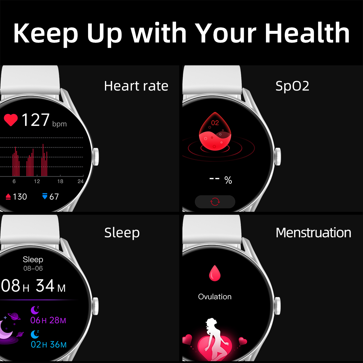 Smartwatch QCY WATCH GT (grey) - Image 3