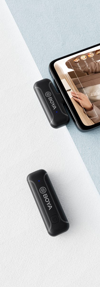 BOYA BY-WM3T2-U1 2,4GHz Mobile wireless mic For Android USB-C - Image 2