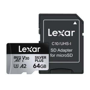 Memory card Lexar High-Performance Silver Plus microSDXC 64GB + adapter