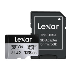 Memory card Lexar High-Performance Silver Plus microSDXC 128GB + adapter
