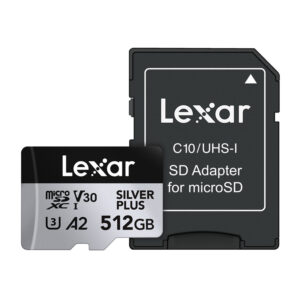 Memory card Lexar High-Performance Silver Plus microSDXC 512GB + adapter
