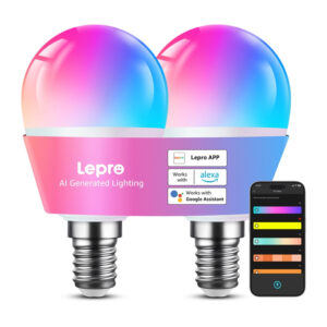LED Bulb LEPRO BP1-2 E14 Bluetooth Wi-Fi 470lm 2pcs