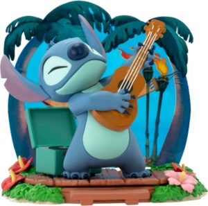 Αγαλματίδιο ABYstyle Disney: Lilo & Stitch - Stitch Guitar, 10 cm