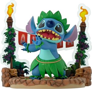 Αγαλματίδιο ABYstyle Disney: Lilo & Stitch - Stitch Hula Dance, 10 cm