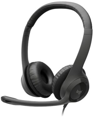 Ακουστικά με μικρόφωνο Logitech - H390, μαύρο