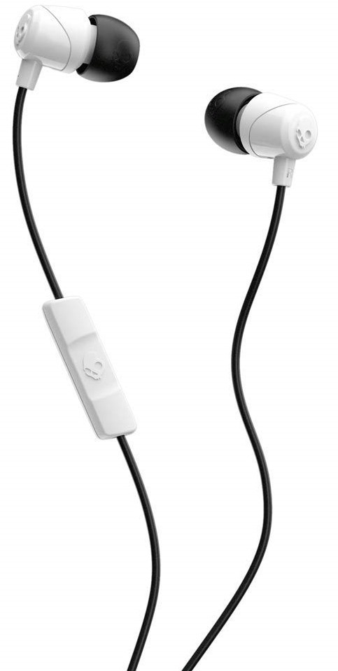 Ακουστικά με μικρόφωνο Skullcandy - Jib, άσπρα/μαύρα