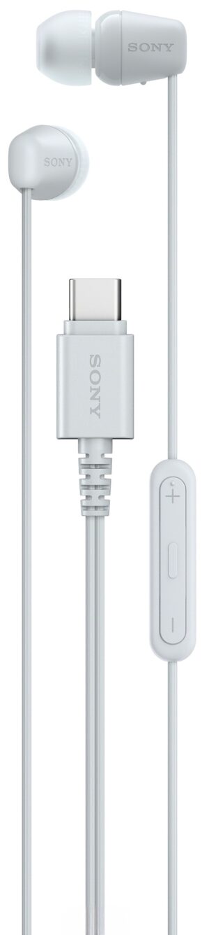 Ακουστικά με μικρόφωνο Sony - IEREX15C, USB-C, λευκό