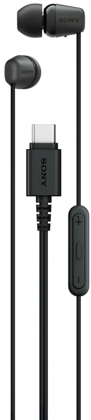 Ακουστικά με μικρόφωνο Sony - IEREX15C, USB-C, μαύρο