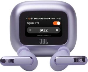 Ασύρματα ακουστικά JBL - Live Beam 3, TWS, ANC, μωβ