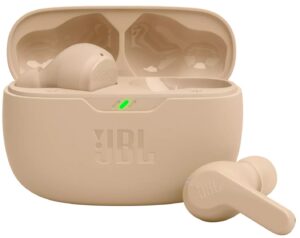 Ασύρματα ακουστικά JBL - Wave Beam, TWS, μπεζ