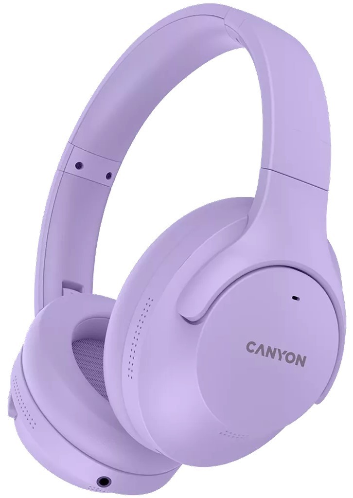 Ασύρματα ακουστικά με μικρόφωνο Canyon - OnRiff 10, ANC, μωβ