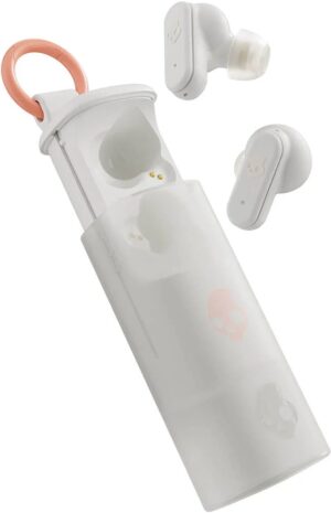 Ασύρματα ακουστικά Skullcandy - Dime Evo, TWS, Bone/Orange