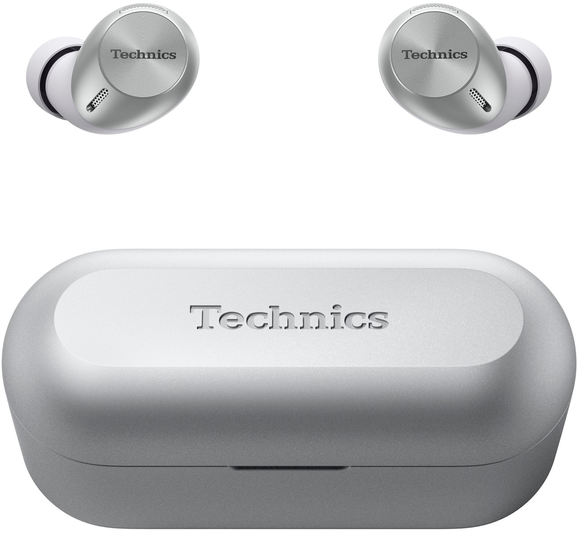 Ασύρματα ακουστικά Technics - EAH-AZ40M2ES, TWS, ANC, ασημί