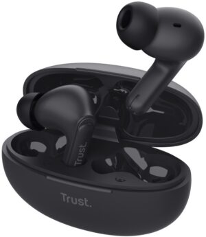 Ασύρματα ακουστικά Trust - Yavi Earbuds, TWS, ENC, μαύρα