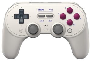 Ασύρματο χειριστήριο 8BitDo - Pro 2, Hall Effect Edition, G Classic, άσπρο (Nintendo Switch/PC)