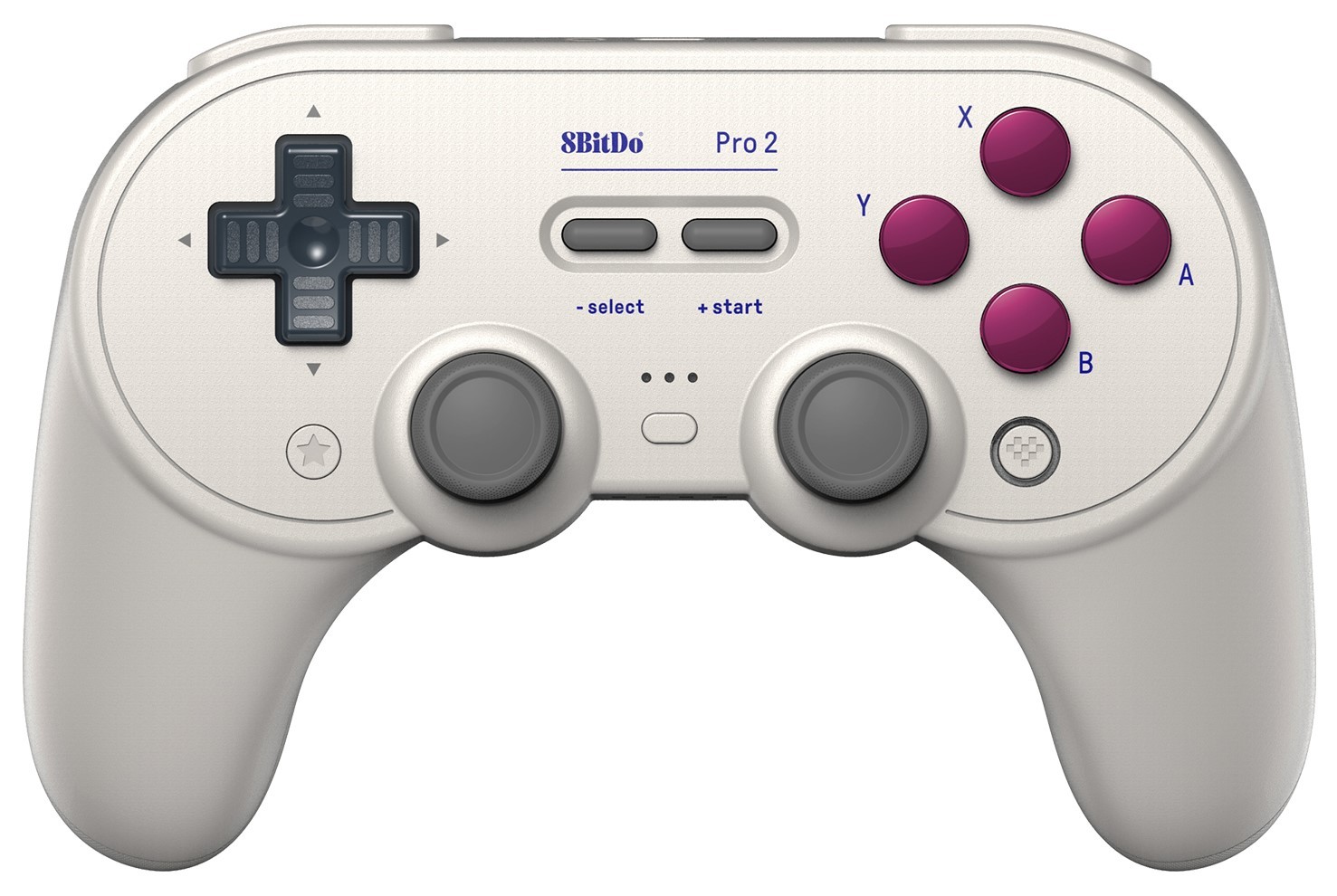 Ασύρματο χειριστήριο 8BitDo - Pro 2, Hall Effect Edition, G Classic, άσπρο (Nintendo Switch/PC)