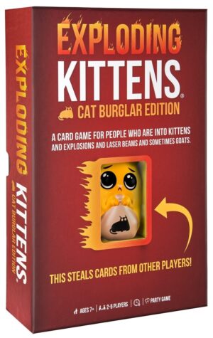 Επιτραπέζιο παιχνίδι Exploding Kittens: Cat Burglar Edition - Πάρτι