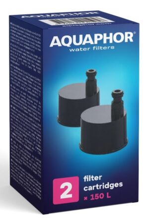 Φίλτρα μπουκαλιών Aquaphor - City, 2 τεμ., μαύρο