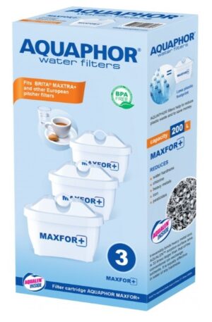 Φίλτρα νερού Aquaphor - MAXFOR+, 3 τεμάχια