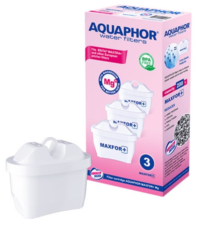 Φίλτρα νερού Aquaphor - MAXFOR+ Mg,3 τεμάχια