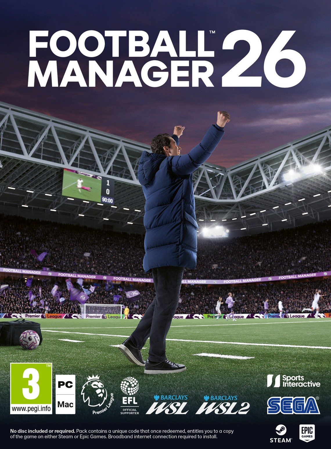 Football Manager 2026 - Κωδικός σε κουτί (PC)