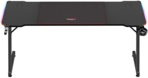 Γραφείο gaming Huzaro - Hero 4.8 RGB, μαύρο