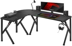 Γραφείο gaming Huzaro - Hero 6.3, μαύρο