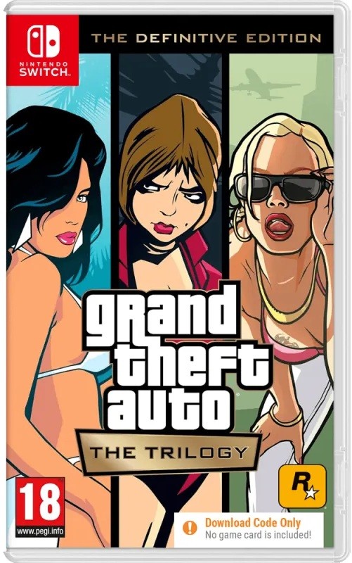 Grand Theft Auto: The Trilogy - Κωδικός σε κουτί - Definitive Edition (Nintendo Switch)