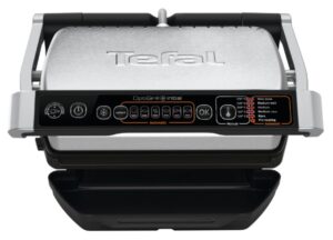 Ηλεκτρική ψησταριά Tefal - GC706D34, 2000W, ραβδωτή , ανοξείδωτο/μαύρο