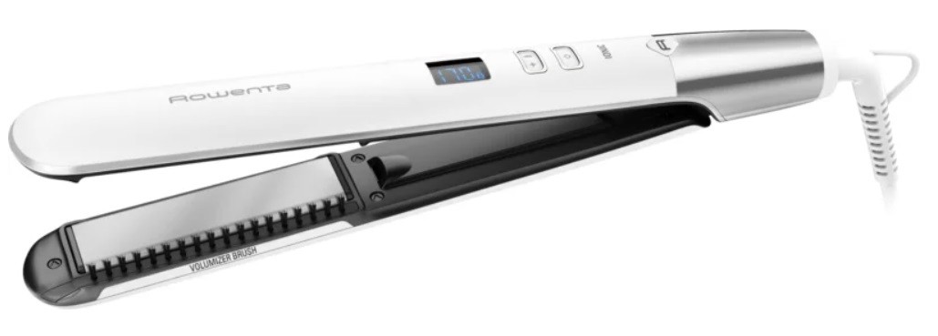 Ισιωτικό μαλλιών Rowenta - SF4650F0, 210°C, κεραμική επίστρωση, λευκό