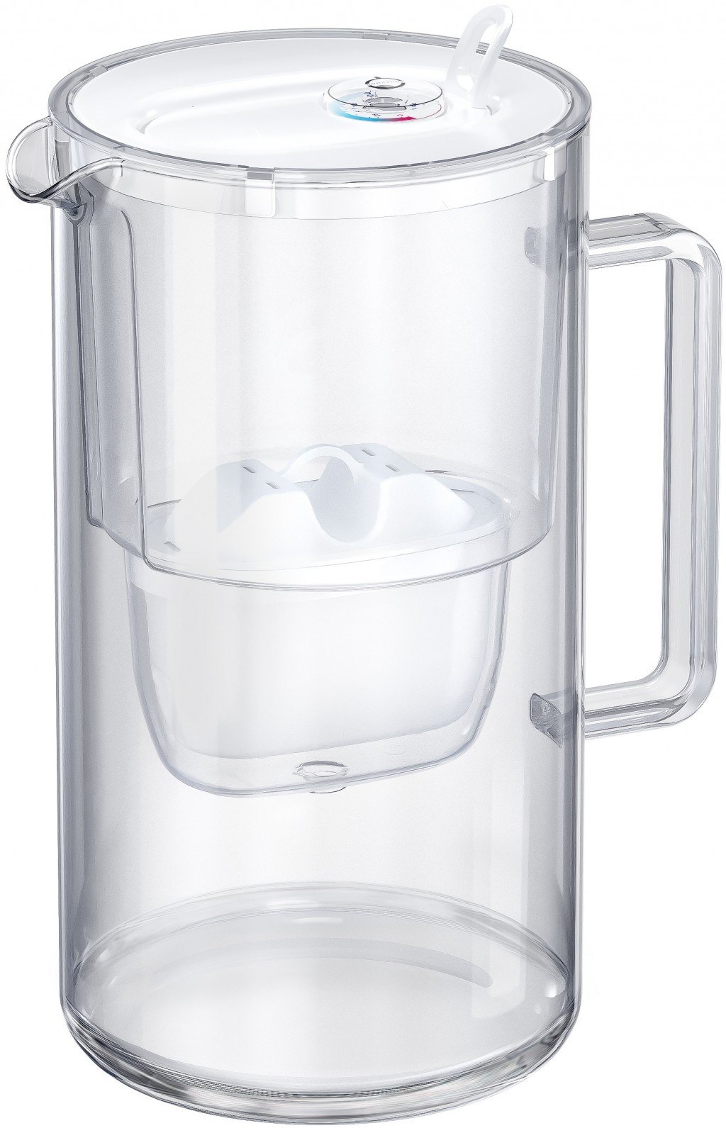Κανάτα φίλτρου Aquaphor - Glass, 2.5 l, γυάλινη , λευκό