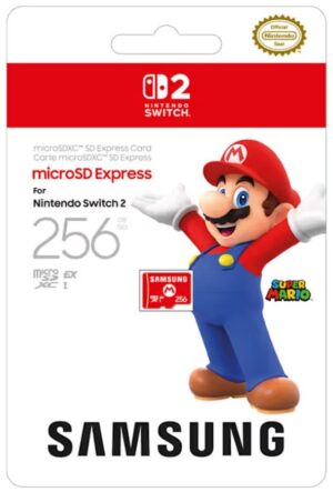 Κάρτα μνήμης Samsung - Super Mario, 256GB, microSDXC Express (Nintendo Switch 2)