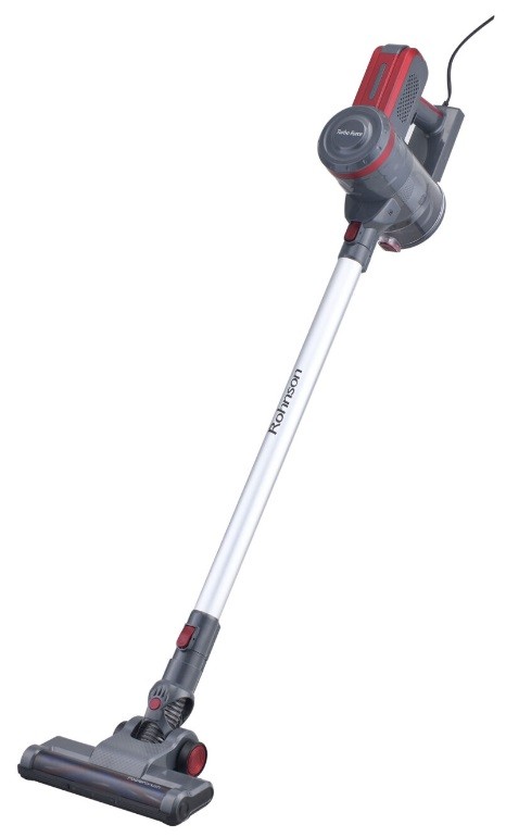 Κάθετη ηλεκτρική σκούπα Rohnson - Turbo Force R-1229, HEPA, κόκκινο/μαύρη