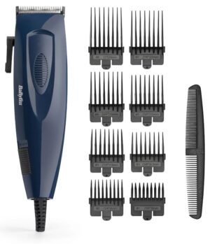 Κουρευτική μηχανή BaByliss – E695E, 0,5-25 mm, μπλε