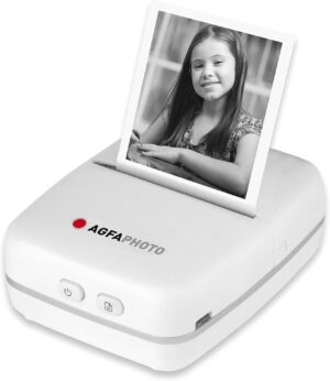 Μίνι εκτυπωτής AgfaPhoto - Realipix Pocket P, λευκός
