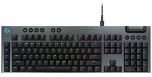 Μηχανικό πληκτρολόγιο Logitech - G915 X Low Profile, Linear, RGB, μαύρο