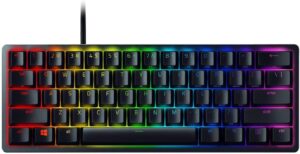 Μηχανικό πληκτρολόγιο Razer - Huntsman Mini, Optical Purple, μαύρο