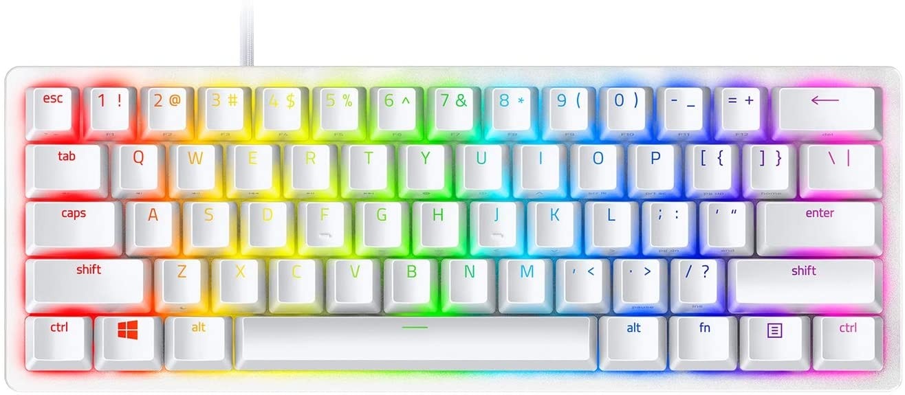Μηχανικό πληκτρολόγιο Razer - Huntsman Mini, Optical Red, Mercury