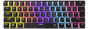 Μηχανικό πληκτρολόγιο White Shark - Ashiko 2 GK2022, Blue Switch, RGB, μαύρο