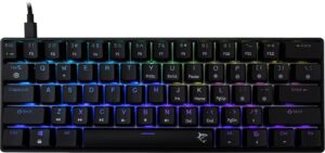 Μηχανικό πληκτρολόγιο White Shark - SHINOBI-2, blue sw., μαύρο